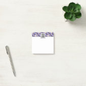 Modern Retro Lavender Geometric Post-it Notes ポストイット (オフィス)
