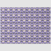 Modern Retro Lavender Geometric Tissue Paper 薄葉紙 (正面)