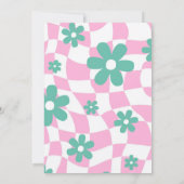 Modern Retro Pastel Oh Baby Shower Invitation 招待状 (裏面)