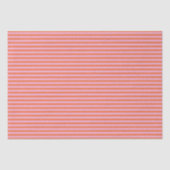 Modern Retro Striped Fun Colorful Pink Orange  薄葉紙 (正面)