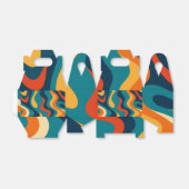 Modern Retro Wavy Abstract Pattern  フェイバーボックス (折り畳みなし)