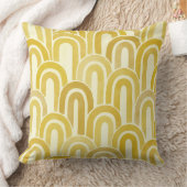 modern retro yellow クッション (ブランケット)