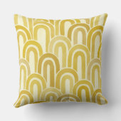 modern retro yellow クッション (裏面)