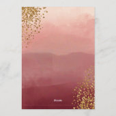 Modern Romantic Valentine’s Party Invitation 招待状 (裏面)