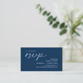 Modern Romantic Wedding Invites RSVP Reminder Card エンクロージャーカード (スタンド正面)