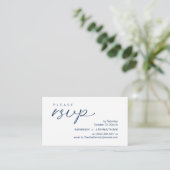 Modern Romantic Wedding Invites RSVP Reminder Card エンクロージャーカード (スタンド正面)