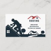Modern Roofing Contractor 不動産  名刺 (正面)