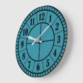 Modern Round Acrylic Wall Clock 10.75 Inches ラージ壁時計 (傾斜)