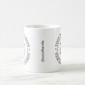 Modern Round Business Logo Promotional コーヒーマグカップ (中央)