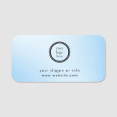 Modern Round Business Promotional 名札 (正面)