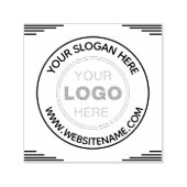 Modern Round Return Address | Custom Business  セルフインキングスタンプ (デザイン)