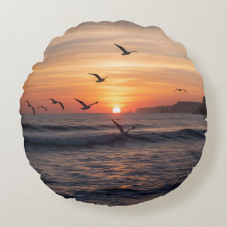 |Modern Round Throw Pillow | Designer KazooStudio ラウンドクッション