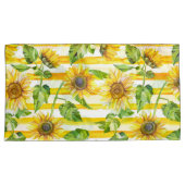 Modern Rust Leaf Pillowcases –  Autumn colourful 枕カバー (正面右)