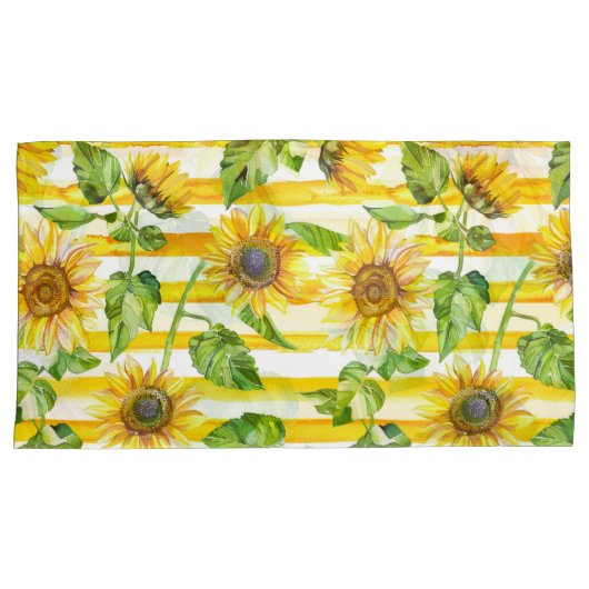 Modern Rust Leaf Pillowcases –  Autumn colourful 枕カバー (正面右)