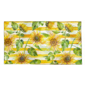 Modern Rust Leaf Pillowcases –  Autumn colourful 枕カバー (裏面-左)