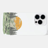 Modern Rustic Mountain Forest Case-Mate iPhoneケース (裏面 (横))