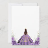 Modern Rustic Quinceanera Invitation 招待状 (裏面)