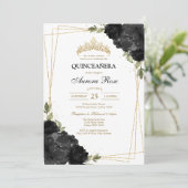 Modern Rustic Quinceanera Invitation 招待状 (スタンド正面)
