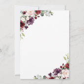 Modern Rustic Quinceanera Invitation 招待状 (裏面)