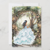 Modern Rustic Quinceanera Invitation 招待状 (裏面)
