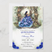 Modern Rustic Quinceanera Invitation 招待状 (正面)