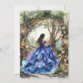 Modern Rustic Quinceanera Invitation 招待状 (裏面)