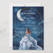 Modern Rustic Quinceanera Invitation 招待状 (正面)
