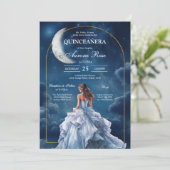 Modern Rustic Quinceanera Invitation 招待状 (スタンド正面)