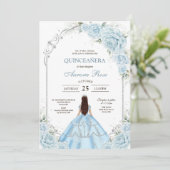 Modern Rustic Quinceanera Invitation 招待状 (スタンド正面)