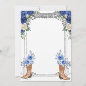 Modern Rustic Quinceanera Invitation 招待状 (裏面)