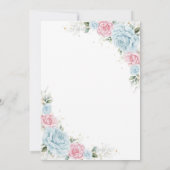 Modern Rustic Quinceanera Invitation 招待状 (裏面)