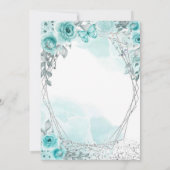 Modern Rustic Quinceanera Invitation 招待状 (裏面)