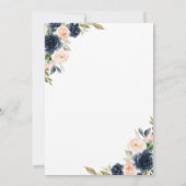 Modern Rustic Quinceanera Invitation 招待状 (裏面)