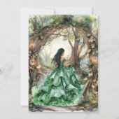 Modern Rustic Quinceanera Invitation 招待状 (裏面)