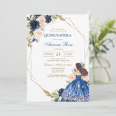 Modern Rustic Quinceanera Invitation 招待状 (スタンド正面)