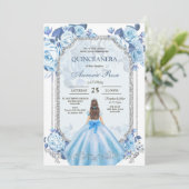 Modern Rustic Quinceanera Invitation 招待状 (スタンド正面)