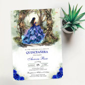 Modern Rustic Quinceanera Invitation 招待状