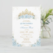Modern Rustic Quinceanera Invitation 招待状 (スタンド正面)