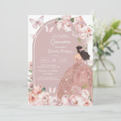 Modern Rustic Quinceanera Invitation 招待状 (スタンド正面)