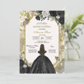 Modern Rustic Quinceanera Invitation 招待状 (スタンド正面)