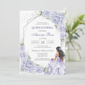 Modern Rustic Quinceanera Invitation 招待状 (スタンド正面)
