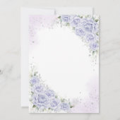 Modern Rustic Quinceanera Invitation 招待状 (裏面)