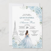 Modern Rustic Quinceanera Invitation 招待状 (正面)