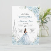 Modern Rustic Quinceanera Invitation 招待状 (スタンド正面)