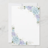 Modern Rustic Quinceanera Invitation 招待状 (裏面)