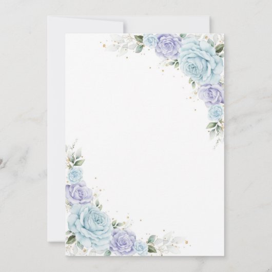 Modern Rustic Quinceanera Invitation 招待状 (裏面)