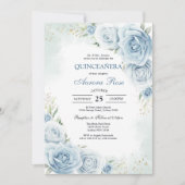 Modern Rustic Quinceanera Invitation 招待状 (正面)