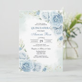 Modern Rustic Quinceanera Invitation 招待状 (スタンド正面)