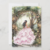 Modern Rustic Quinceanera Invitation 招待状 (裏面)