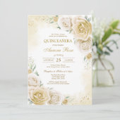 Modern Rustic Quinceanera Invitation 招待状 (スタンド正面)